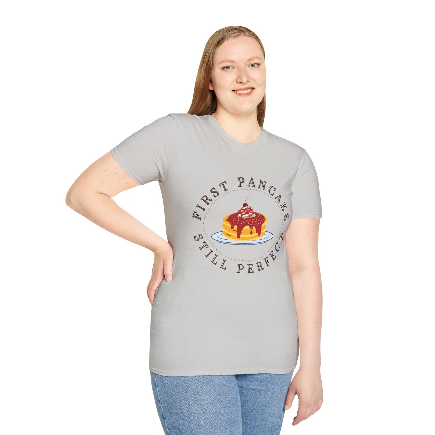 Oldest Daughter  Pancake T-Shirt - Perfect for Breakfast Lovers, Gift for Foodies, Casual Wear, Brunch Days, Kitchen Humor, Birthdaygifts