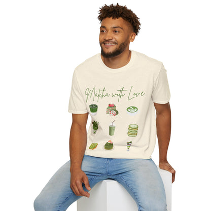 Matcha Lover Unisex T-Shirt, Cute Matcha Apparel, Organic Cotton Tee, Gifts for Tea Enthusiasts, Casual Wear, Eco-Friendly Fashion