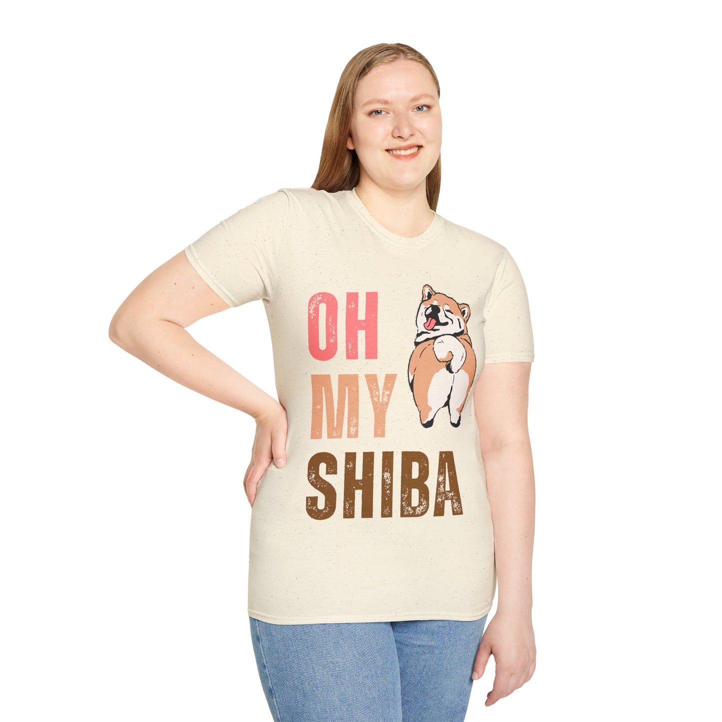 Cute Shiba Inu T-Shirt, Fun Pet Lover Shirt, Gift for Dog Owners, Animal Lover Apparel, Birthday Gift, Casual Wear, Unisex Tee