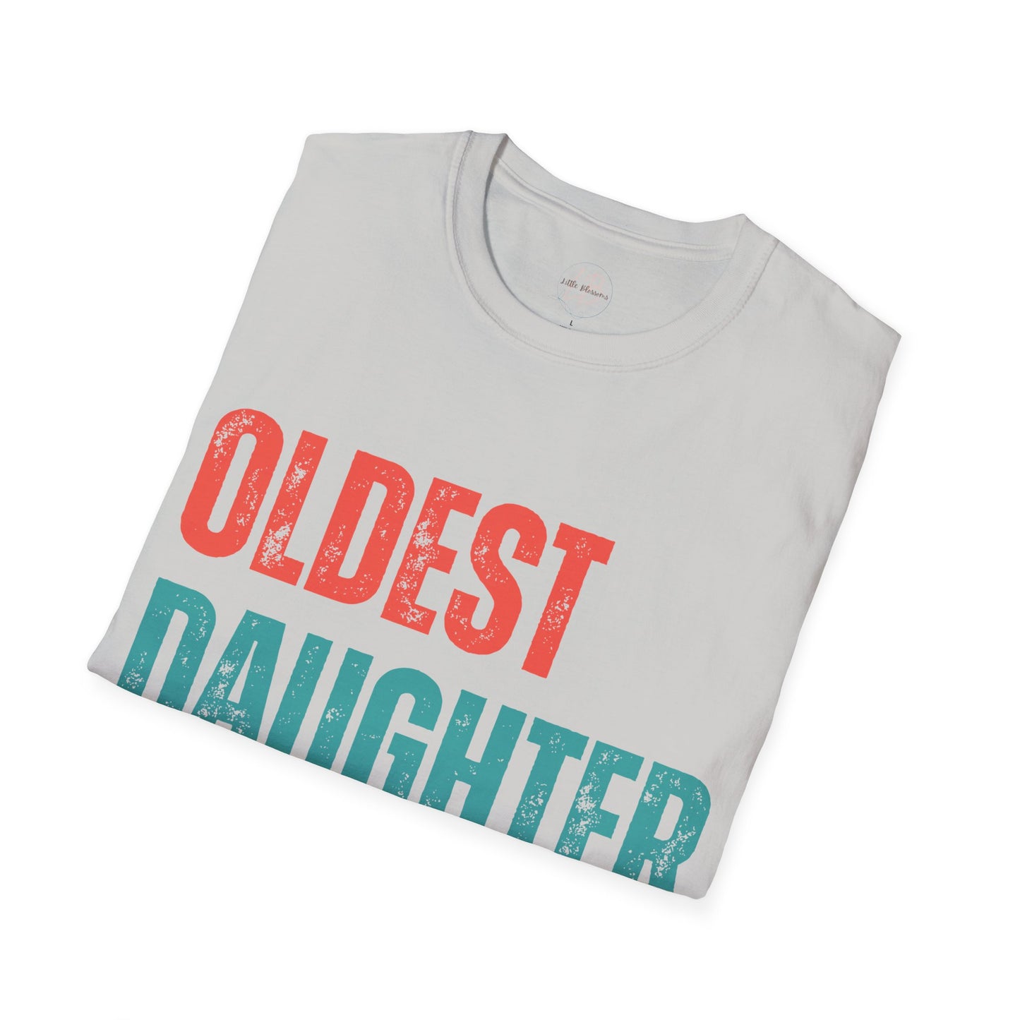 Oldest Daughter Club T-Shirt, Birthdays, Club Apparel, Family Vibes, Gifts for Sisters, Unisex Softstyle Tee