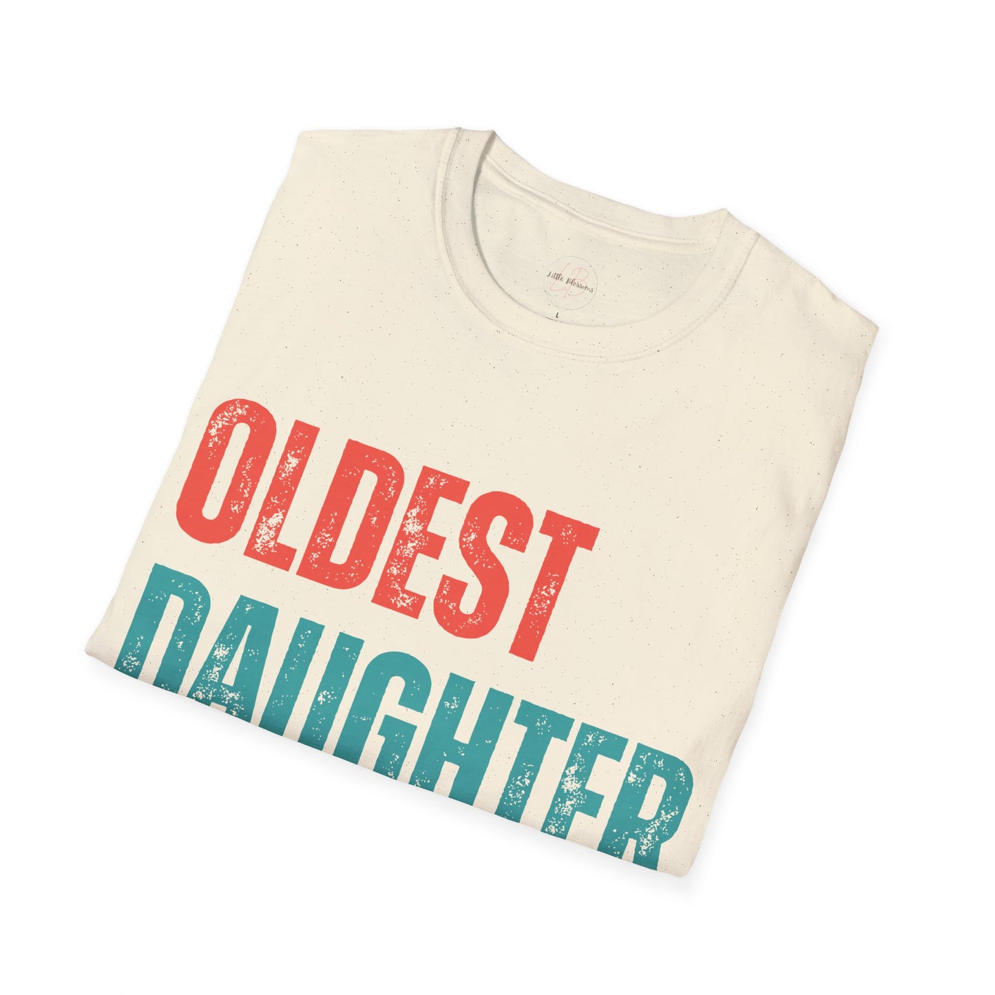 Oldest Daughter Club T-Shirt, Birthdays, Club Apparel, Family Vibes, Gifts for Sisters, Unisex Softstyle Tee