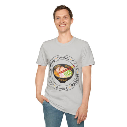 Cute Ramen Lover Unisex T-Shirt, Foodie Tee, Casual Wear, Gift for Food Enthusiasts, Asian Cuisine Apparel, Unique Design Shirt
