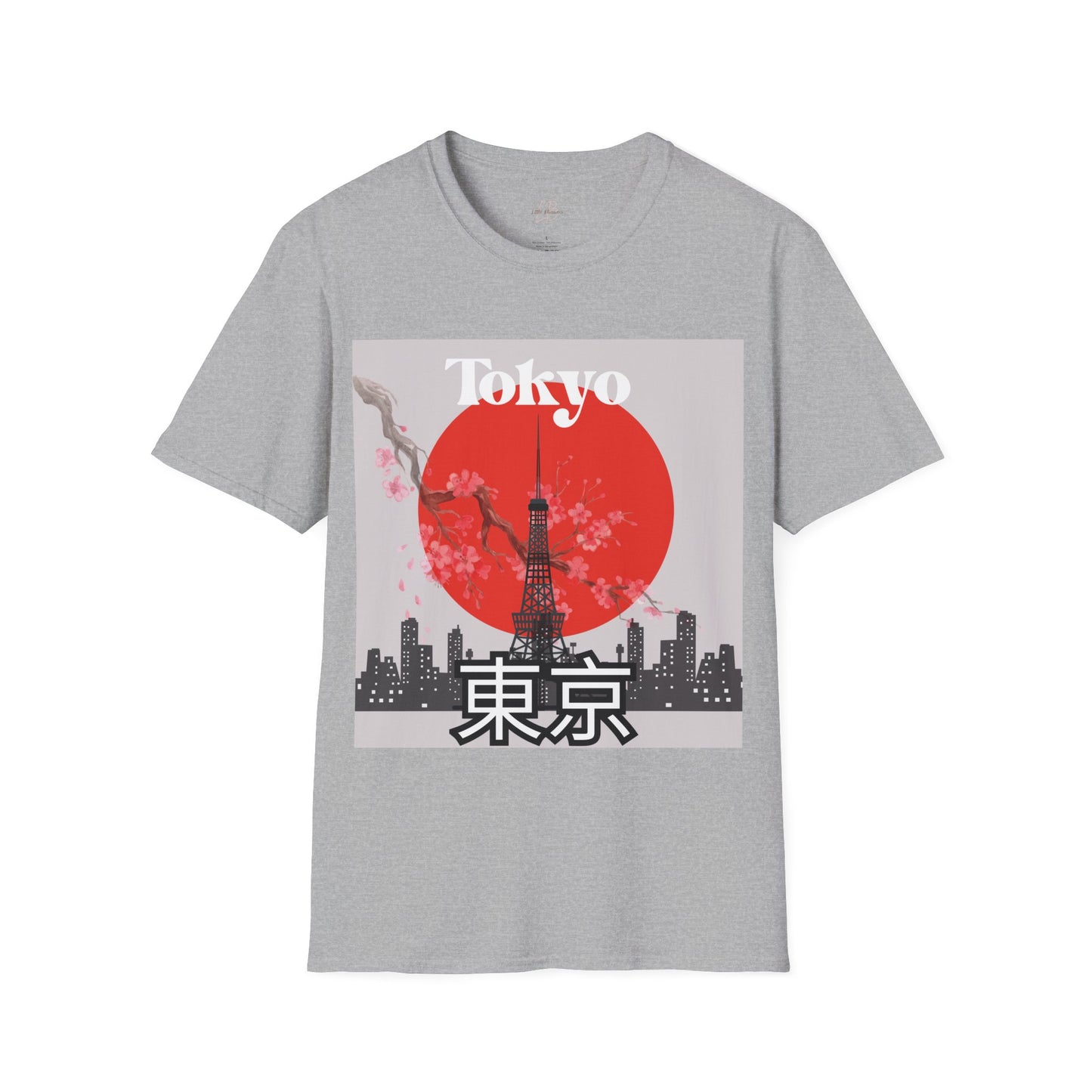 Tokyo-Inspired Unisex Softstyle T-Shirt, Vintage Japanese Tee, Travel Souvenir Shirt, Gifts for Japan Lovers, Urban Streetwear