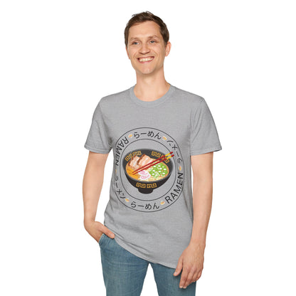 Cute Ramen Lover Unisex T-Shirt, Foodie Tee, Casual Wear, Gift for Food Enthusiasts, Asian Cuisine Apparel, Unique Design Shirt