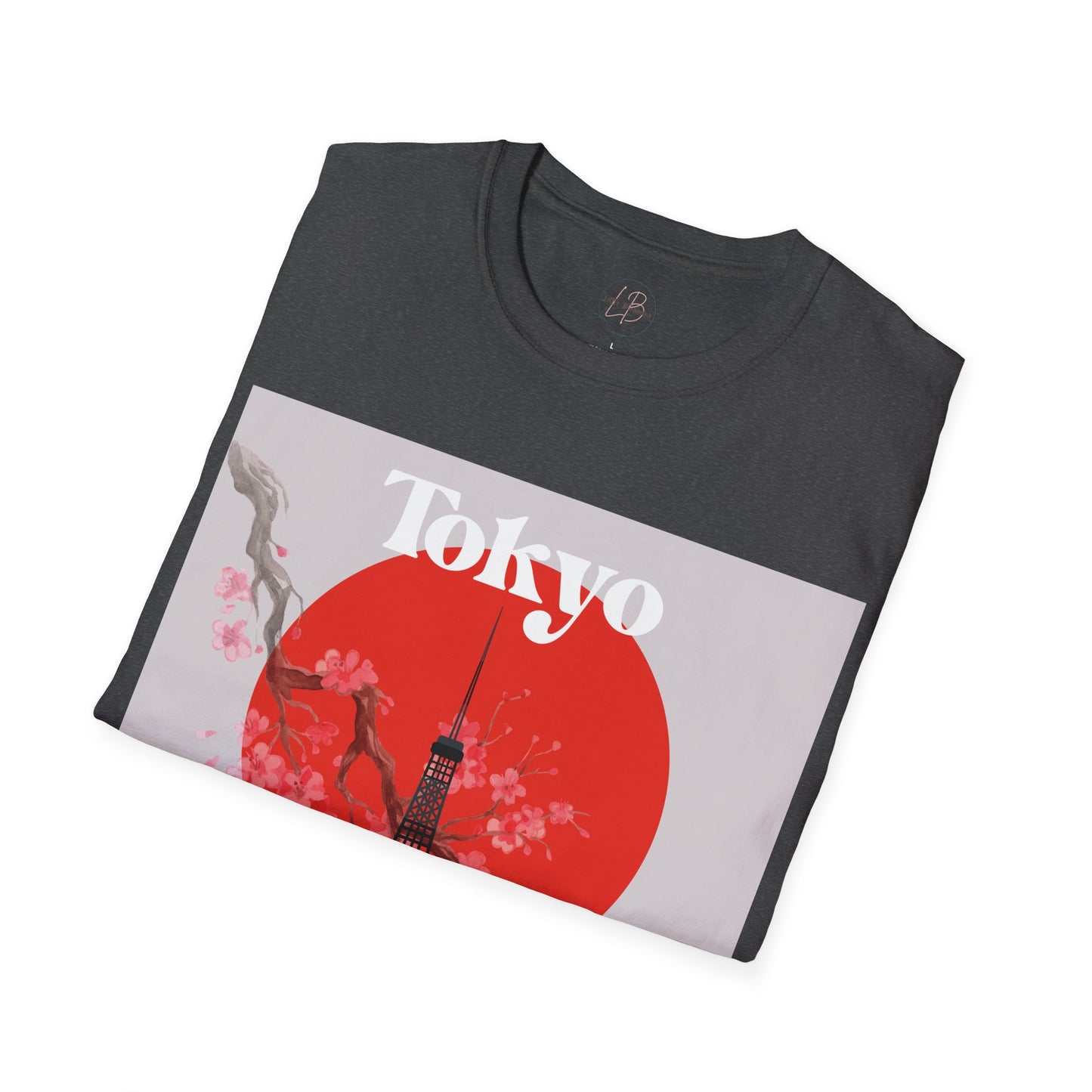 Tokyo-Inspired Unisex Softstyle T-Shirt, Vintage Japanese Tee, Travel Souvenir Shirt, Gifts for Japan Lovers, Urban Streetwear