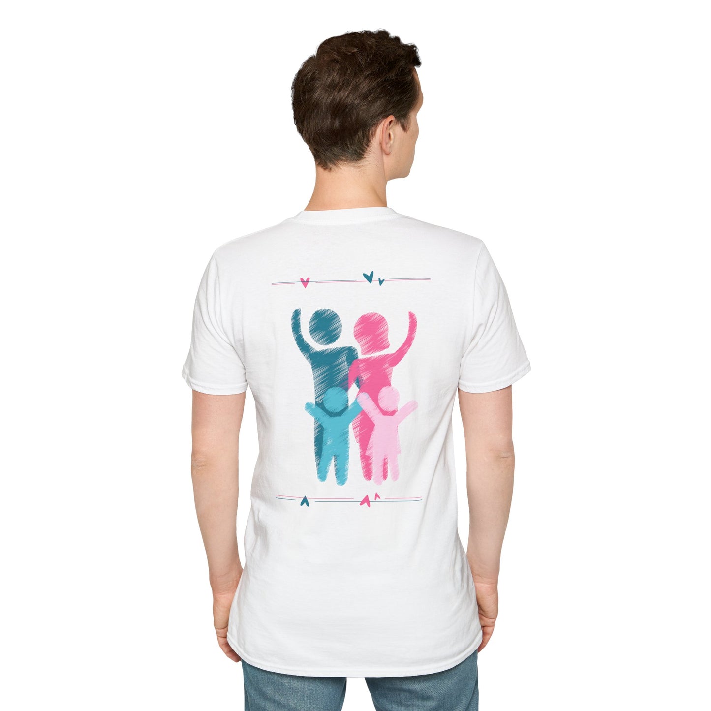 Family Love T-Shirt, Dad Shirt, Parenting Gift, Family Reunion Apparel, Cute Family Tee