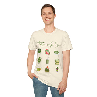 Matcha Lover Unisex T-Shirt, Cute Matcha Apparel, Organic Cotton Tee, Gifts for Tea Enthusiasts, Casual Wear, Eco-Friendly Fashion