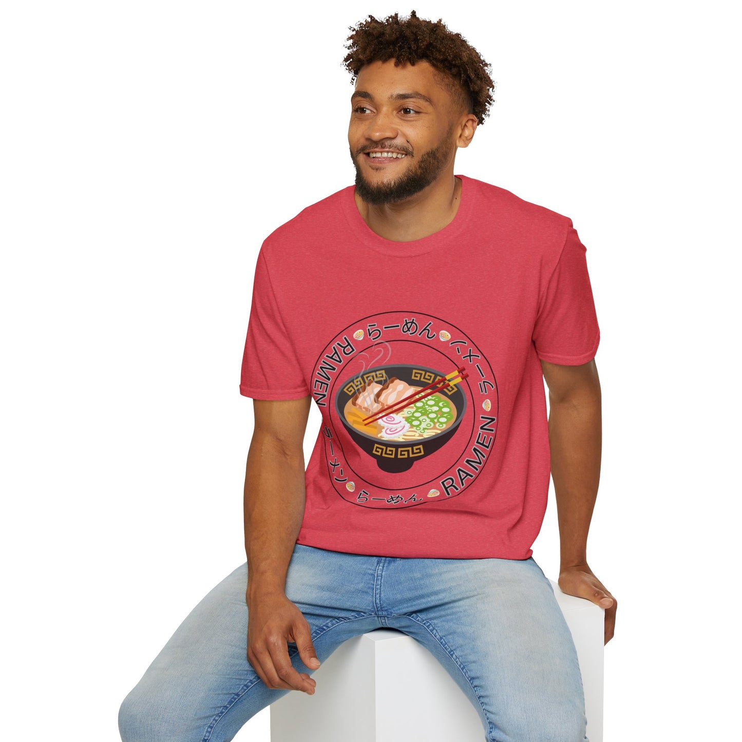 Cute Ramen Lover Unisex T-Shirt, Foodie Tee, Casual Wear, Gift for Food Enthusiasts, Asian Cuisine Apparel, Unique Design Shirt