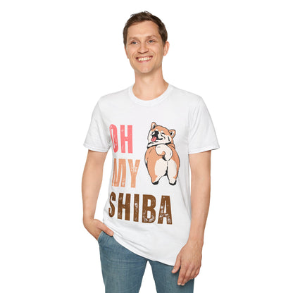 Cute Shiba Inu T-Shirt, Fun Pet Lover Shirt, Gift for Dog Owners, Animal Lover Apparel, Birthday Gift, Casual Wear, Unisex Tee