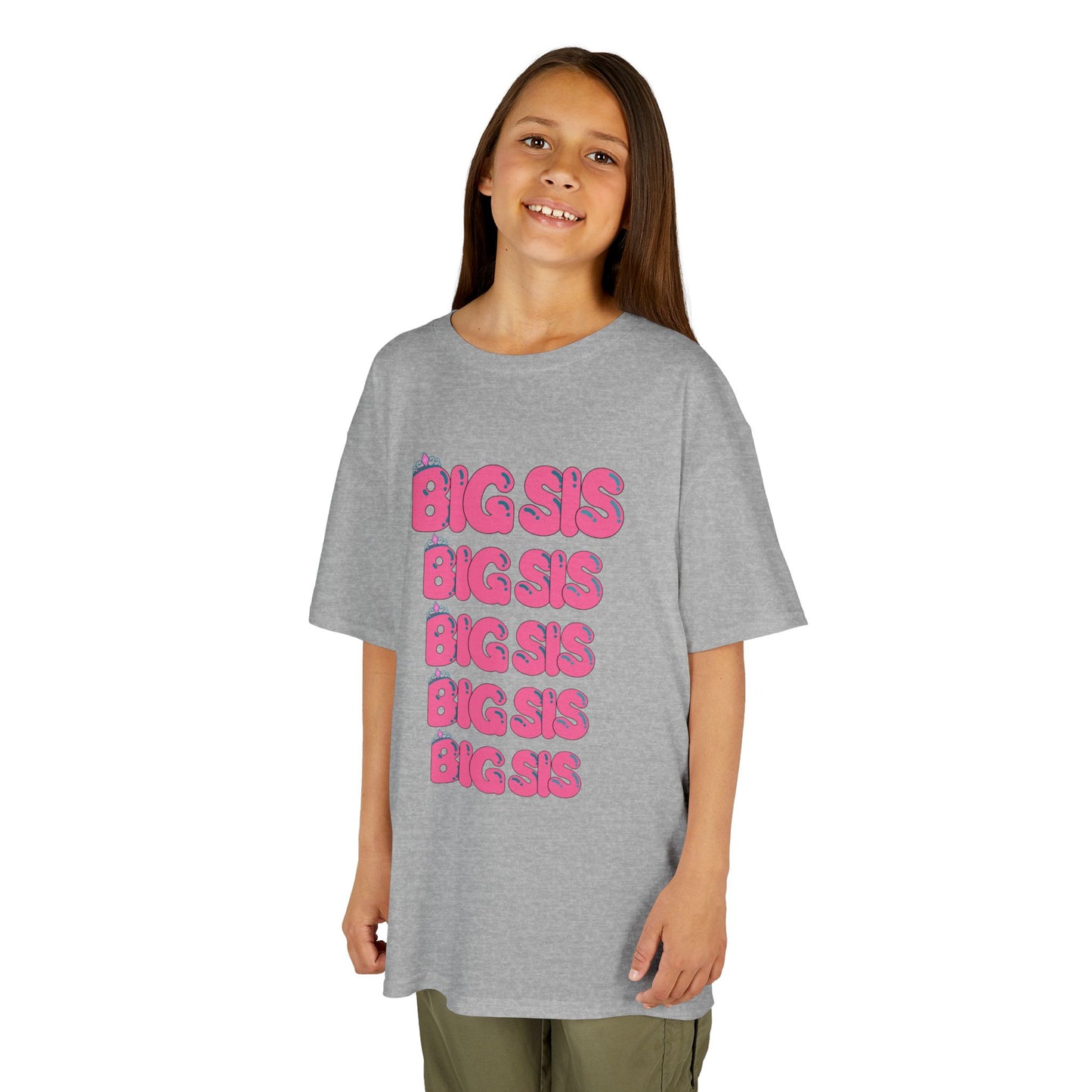 Big Sis Kids Tee, Cute siblings t-shirt