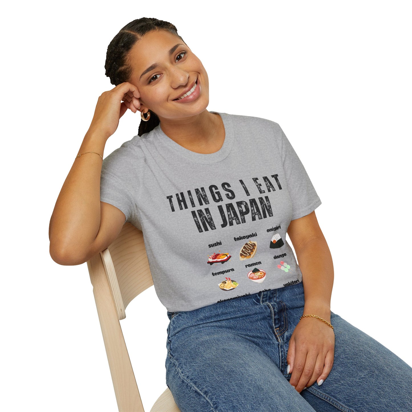 Fun Food Graphic T-Shirt, Casual Wear, Gift for Food Lovers, Unique Foodie Tee, Quirky Food Apparel, Summer Style