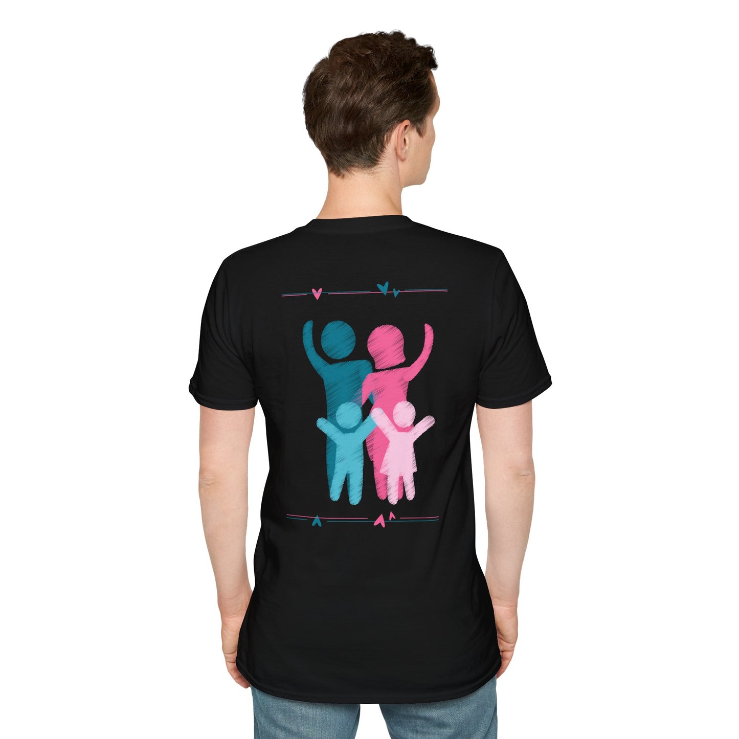 Family Love T-Shirt, Dad Shirt, Parenting Gift, Family Reunion Apparel, Cute Family Tee