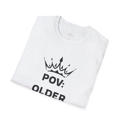 POV: Older Daughter Unisex T-Shirt | Funny Parenting Gift, Family Tee, Casual Wear, Unique Gift Idea