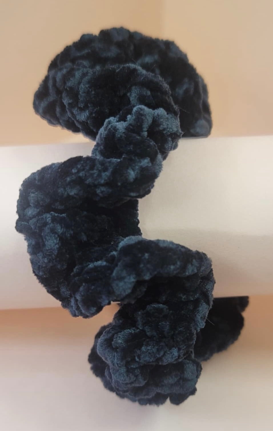 Soft and Elegant Scrunchie ; Handmade, hair Accessory