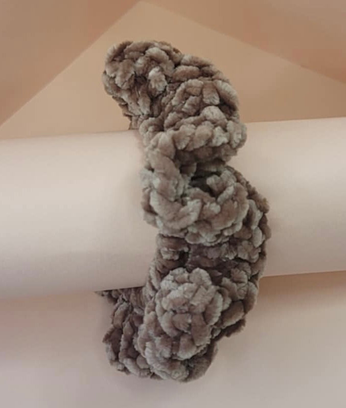 Soft and Elegant Scrunchie ; Handmade, hair Accessory